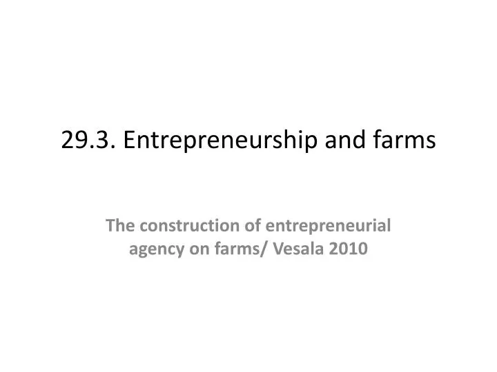 29 3 entrepreneurship and farms