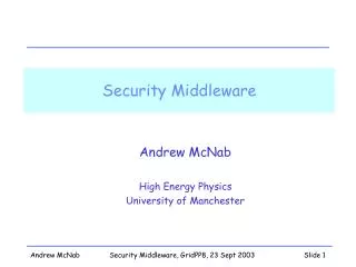 Security Middleware