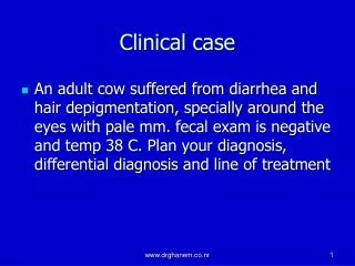 Clinical case