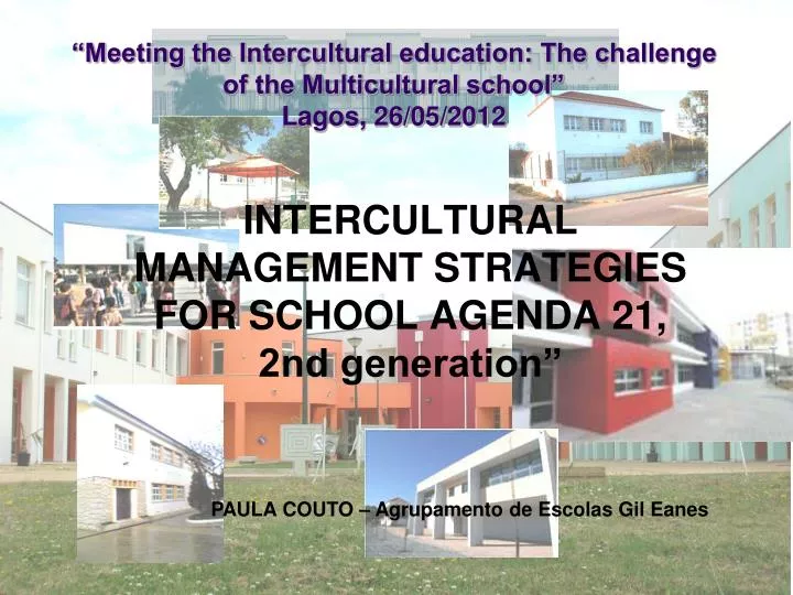 meeting the intercultural education the challenge of the multicultural school lagos 26 05 2012