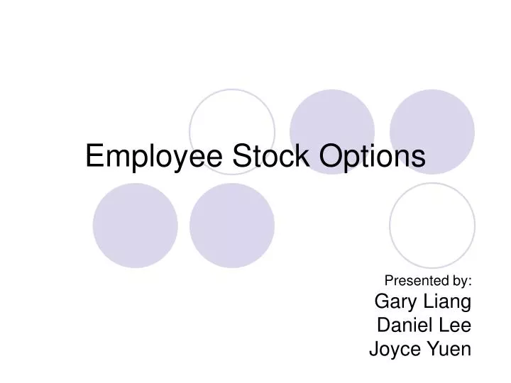 employee stock options