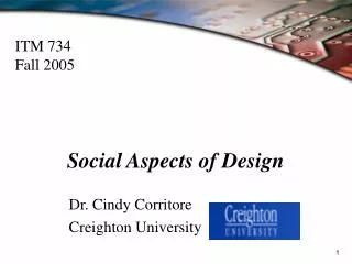 Social Aspects of Design