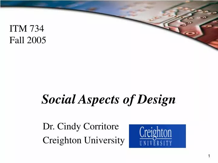 social aspects of design