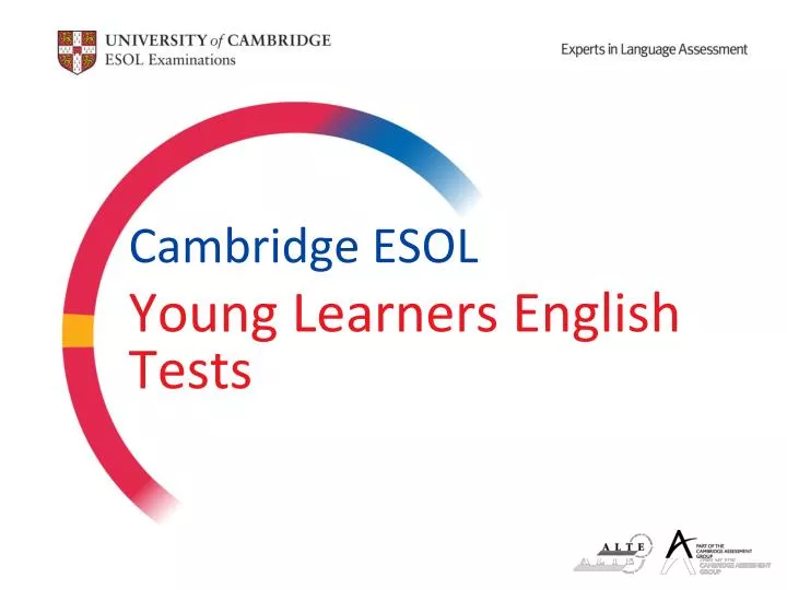 cambridge esol young learners english tests