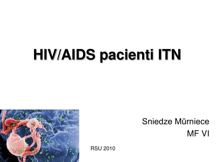 hiv aids pacienti itn