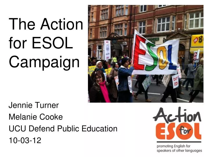 the action for esol campaign