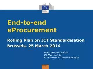 End-to-end eProcurement