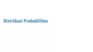 distribusi probabilitas