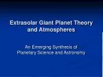 Extrasolar Giant Planet Theory and Atmospheres