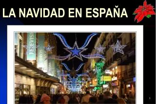 la navidad en espa a