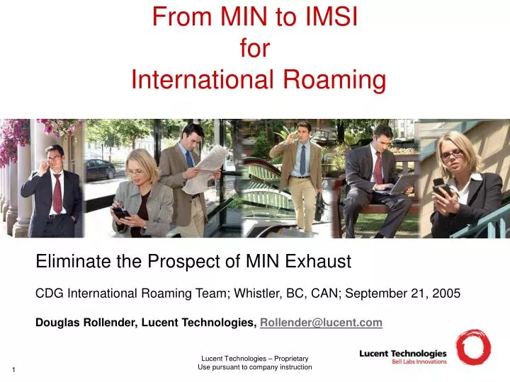 from min to imsi for international roaming