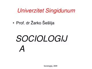 univerzitet singidunum