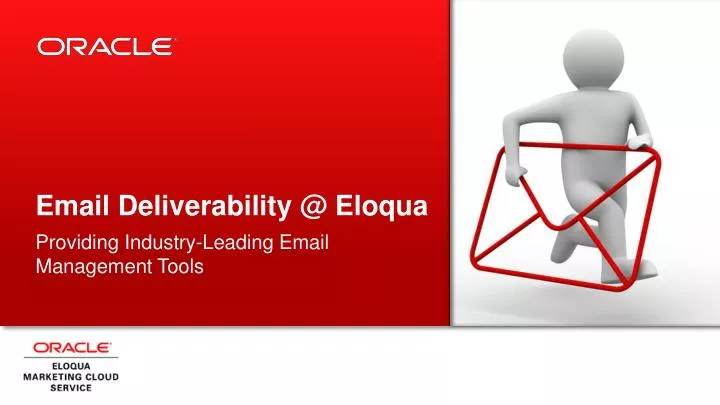 email deliverability @ eloqua