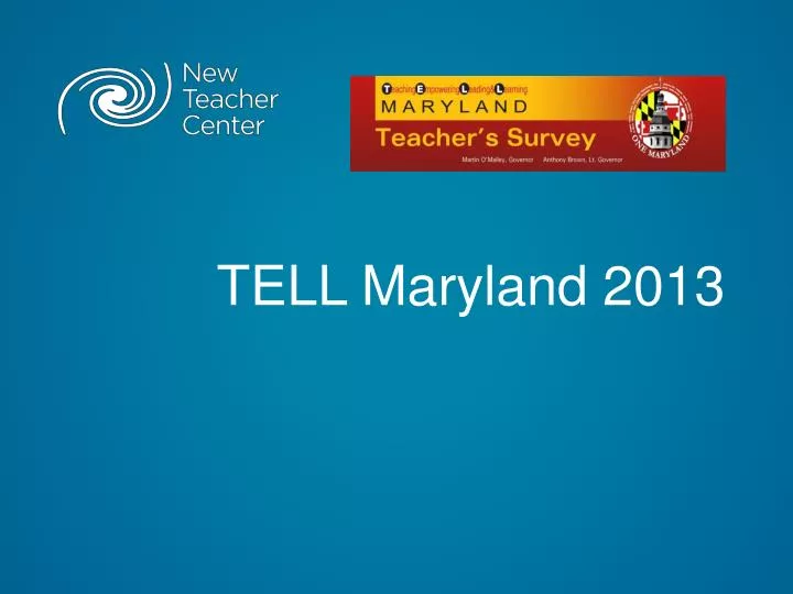 tell maryland 2013
