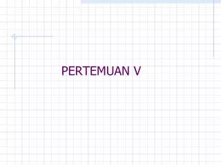 pertemuan v