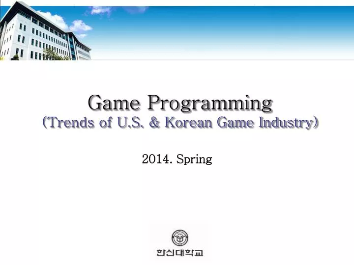 game programming trends of u s korean game industry