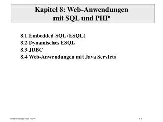 kapitel 8 web anwendungen mit sql und php