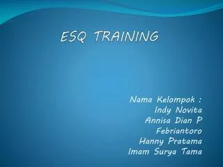esq training