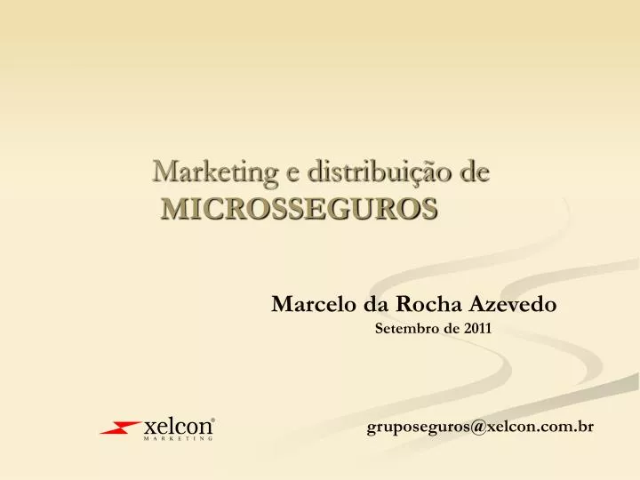 marketing e distribui o de microsseguros
