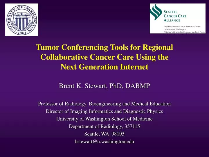 tumor conferencing tools for regional collaborative cancer care using the next generation internet
