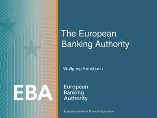 The European Banking Authority