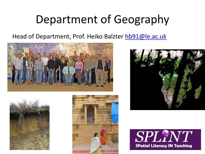 department of geography