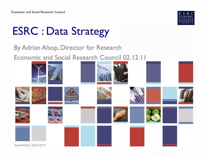 esrc data strategy