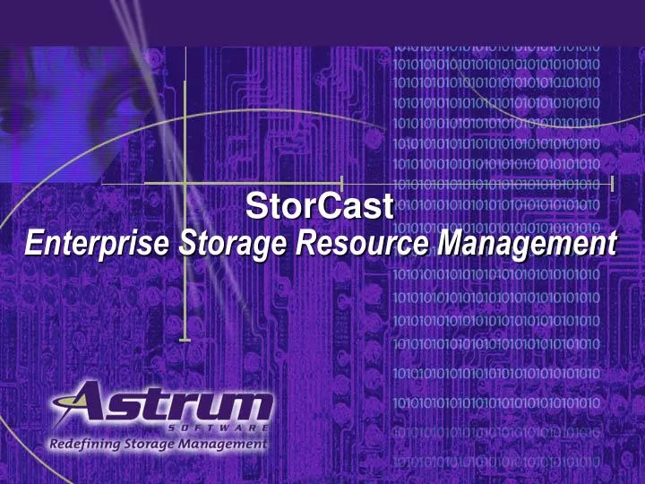 storcast enterprise storage resource management