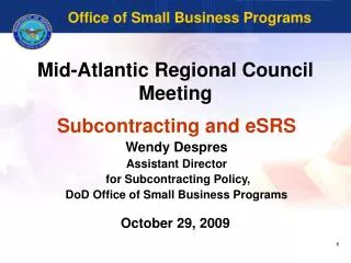 Mid-Atlantic Regional Council Meeting