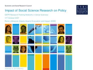 Impact of Social Science Research on Policy