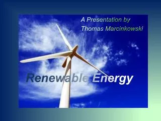 Renewable Energy