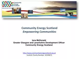 Community Energy Scotland Empowering Communities