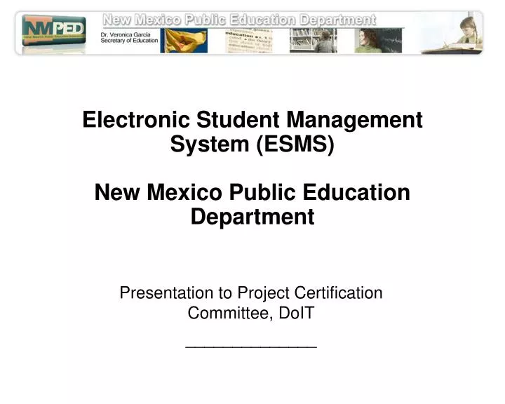 electronic student management system esms new mexico public education department