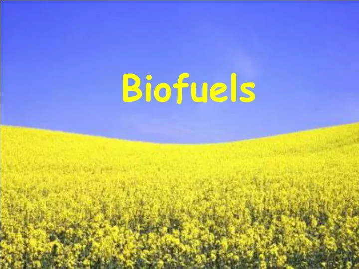 biofuels