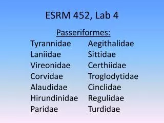 ESRM 452, Lab 4