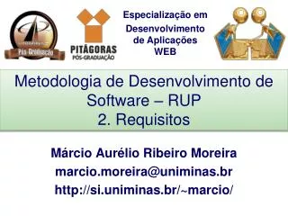 metodologia de desenvolvimento de software rup 2 requisitos
