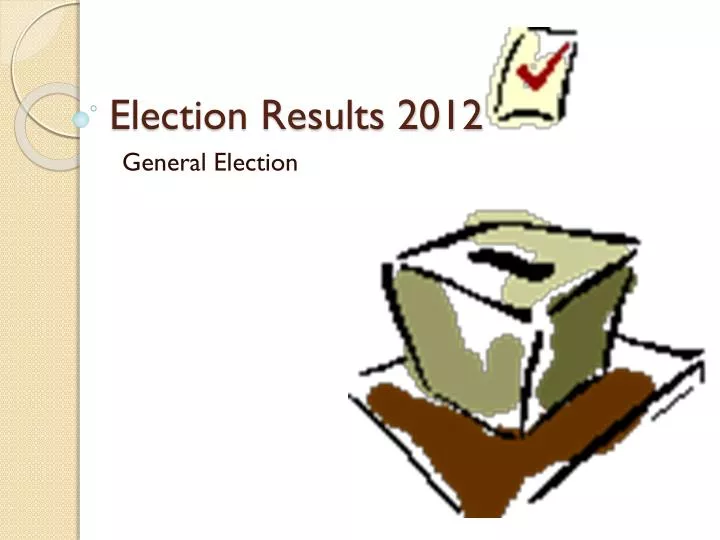 election results 2012