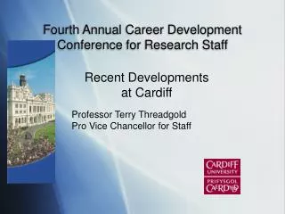Fourth Annual Career Development Conference for Research Staff