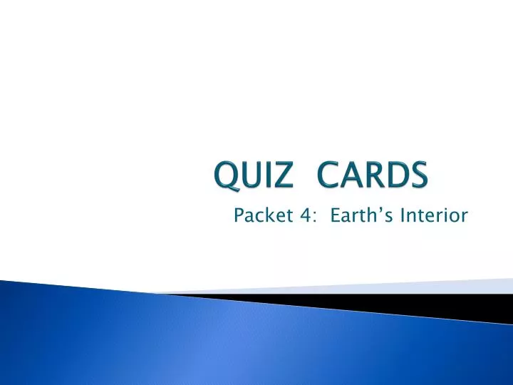 quiz cards