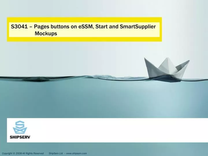 s3041 pages buttons on essm start and smartsupplier mockups