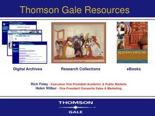Thomson Gale Resources