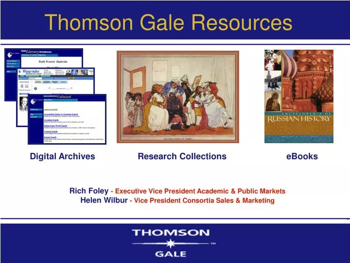 thomson gale resources