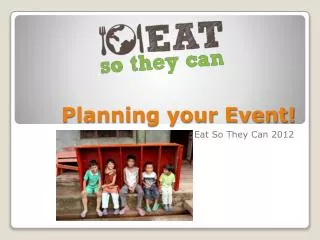 Planning your Event!