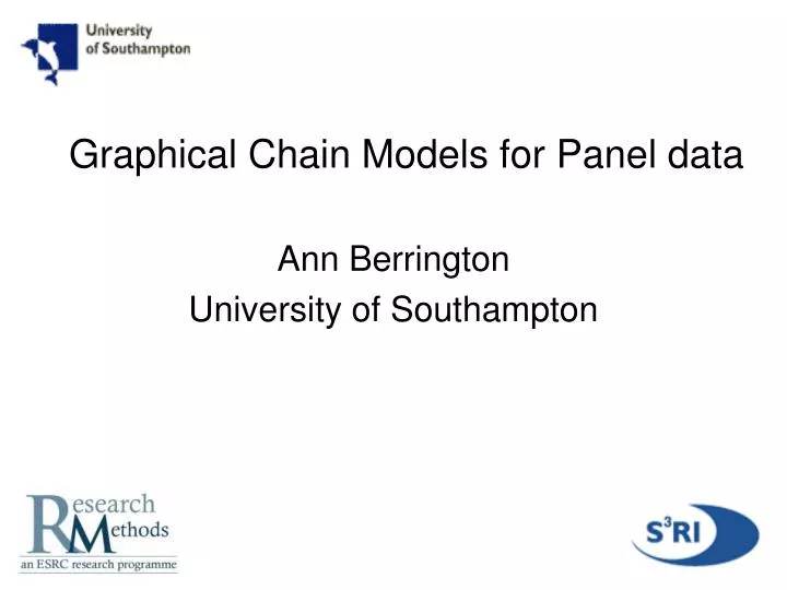 graphical chain models for panel data