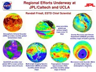 Regional Efforts Underway at JPL/Caltech and UCLA