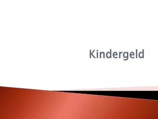 kindergeld