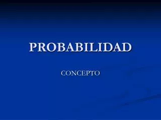 probabilidad