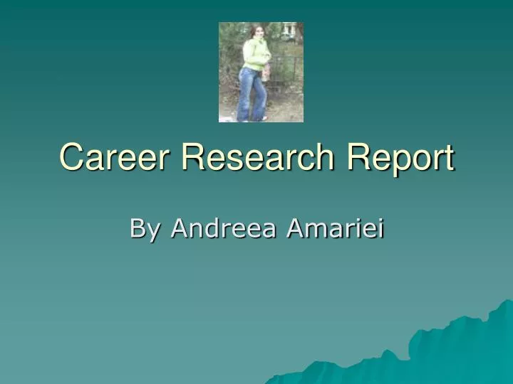 career research report