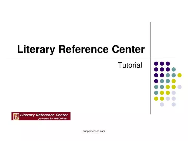 literary reference center