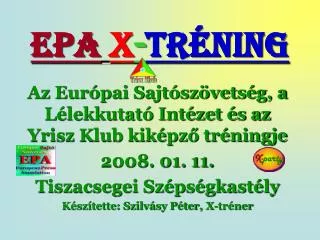 epa x tr ning